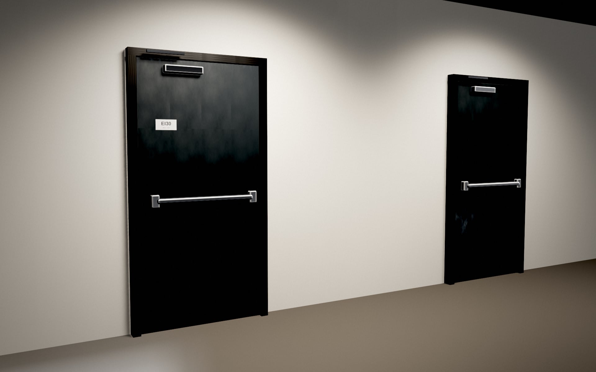 Visualisation 3D — Porte coupe-feu