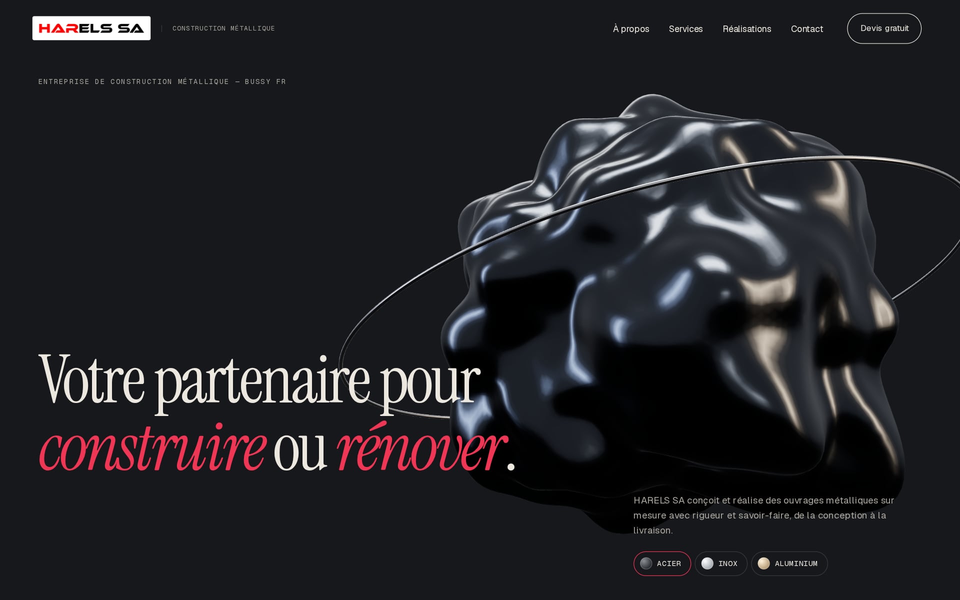 HARELS SA — Matière