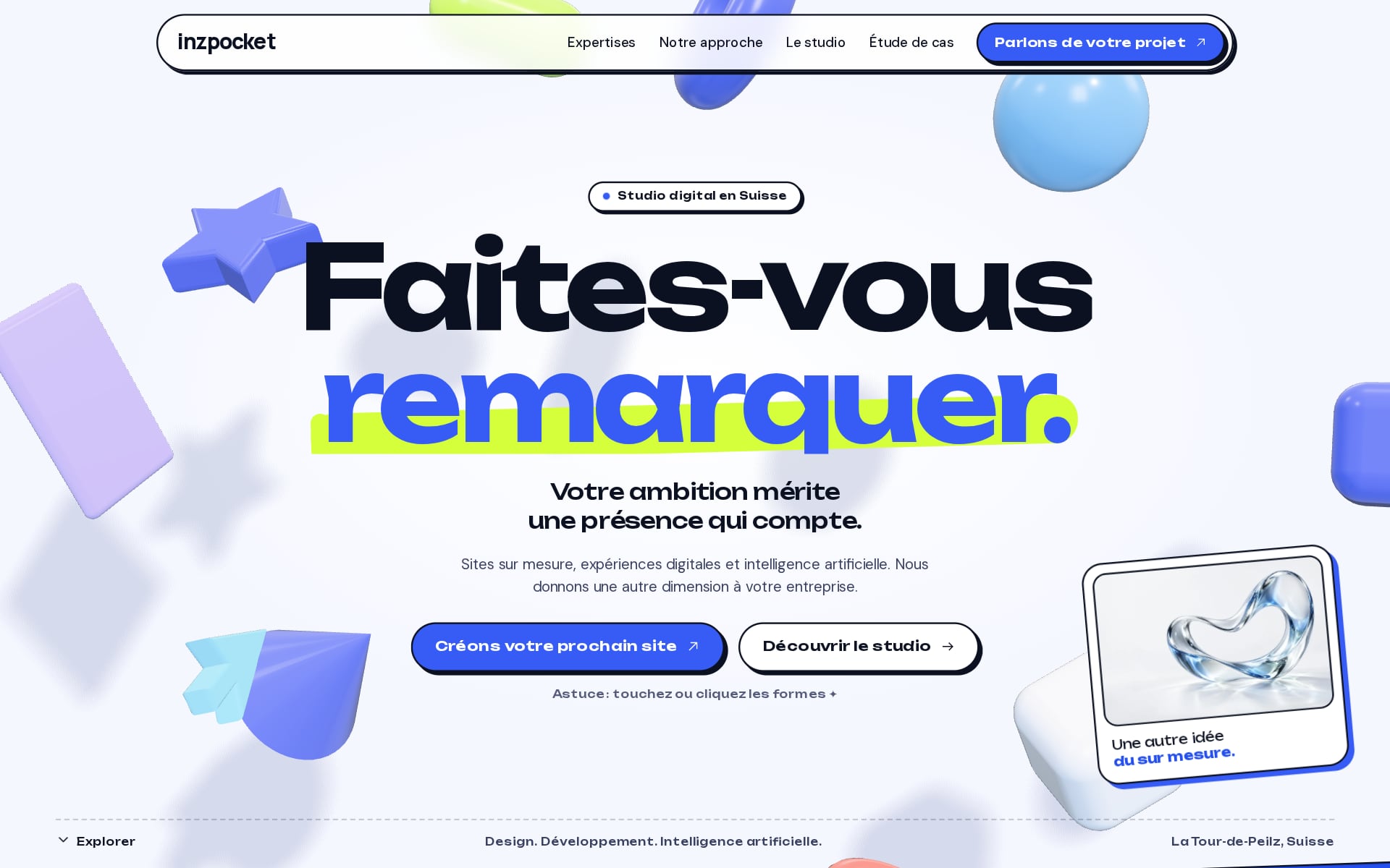 Inzpocket Sàrl — Pocket Universe